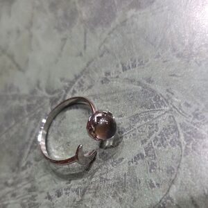 3 Items For $15 Silver Moodstone Ring